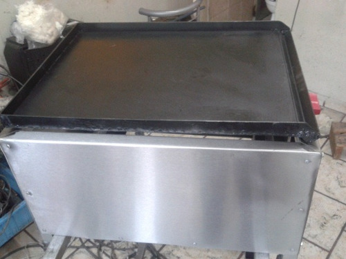 Asador De Gas Con Pidra Volcánica Y Plancha Mini
