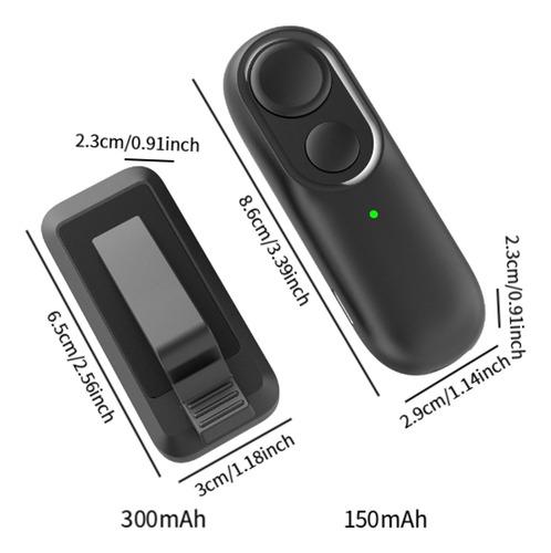 Página De Control Remoto Turner Clicker, Compacto Negro