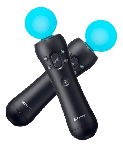Sony Kit Move Ps3/ps4 Moves 2 + Camara + Juego A Eleccion Negro