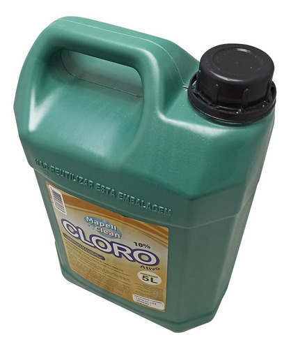 Cloro Liquido 10% Multiuso Ativo Desinfetante Geral 5l Full