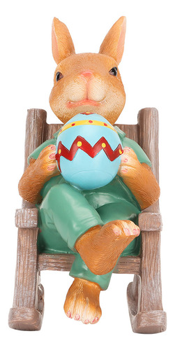 G Mecedora Con Forma De Huevo De Pascua Con Forma De Conejo