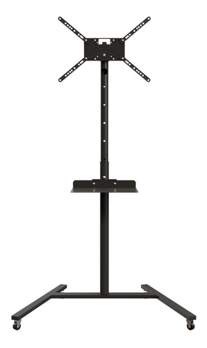 Suporte Pedestal Rodízio Com Prateleira P/tv Monitor 19 A 56