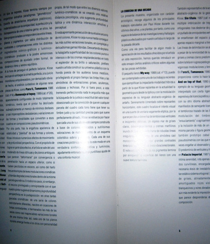 Imagen 4 de 6 de Paul Klose. Diez Años De Estructura 1980-1990. Catálogo.