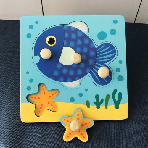 Y1m Peg Puzzle Board Juguete Educativo Montessori Para Viaje