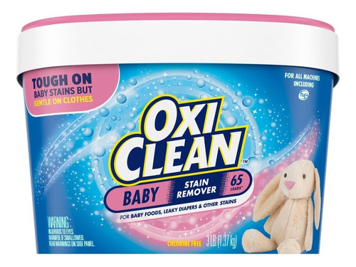 Oxiclean Quitamanchas Y Olores Para Ropa De Bebe 1.36 Kg