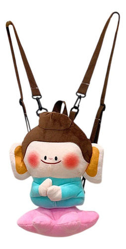 Lindo Bolso De Hombro De La Mochila De Buda De De La Felpa