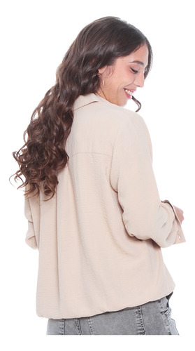 Blusa Wados Con Cintura Ajustable Y Bolsillos