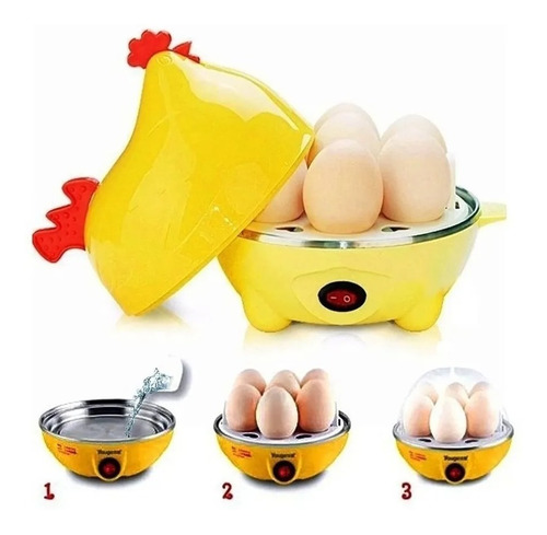Hervidor De Huevos Cocedor Eléctrico 7 Huevos Para Cocinar