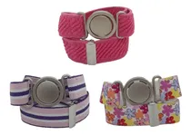 Comprar Combo 3 Cintos Cinturones Elástico Beba Nena Hebilla Circulo