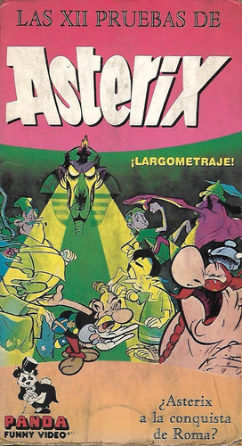 Las Xii Pruebas De Asterix Vhs Original