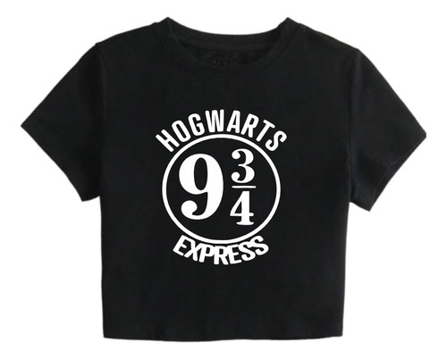 Remera Harry Potter Corta 9 3/4 Express Hogwarts