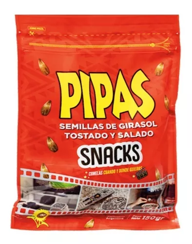 Pipas Snacks X12un Semillas Girasol - Barata La Golosineria