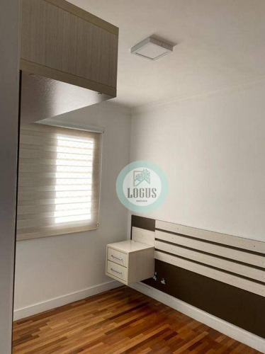 Imagem 21 de 30 de Apartamento No Condomínio São Bernardo Clube Com 70m² Composto 3 Dormitórios 1 Suítes, À Venda Por R$ 466.000,00 - Taboão - Sbc/sp - Ap1836