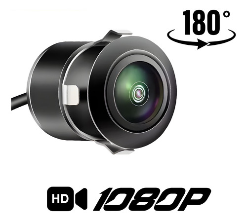 Câmera De Ré Borboleta 180 Graus Full Hd 1080p Visão Noturna