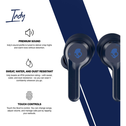 Auriculares Intraurales Inalámbricos Skullcandy Indy Indigo