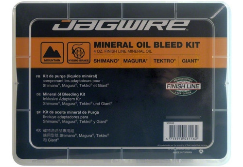 Kit De Purga Pro Mineral Oil Bleed Kit Jagwire Wst031