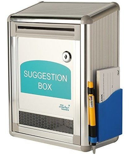 Imagen 1 de 3 de Mcb Aluminio Buzón De Sugerencias Buzón Caja De Donaciones C