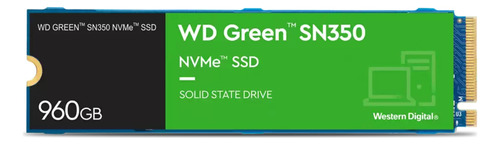 Disco Sólido Ssd M.2 Nvme Western Digital Green Sn350 960gb
