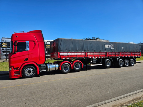 Scania R450 6x2 Ano 19 Highline + 4 Eixo Randon Ano 23 13.5m