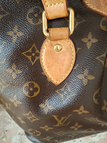 Bolsa Louis Vuitton Palermo Mm - Original - Com Alça Longa Marrom-escuro (Usado)