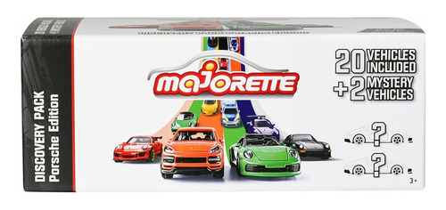 Majorette Descúbrelos Pack De 20 Vehículos + 2 Sorpresa