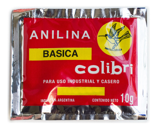 Anilinas Colibri Basica X 10 Gs Todos Los Colores