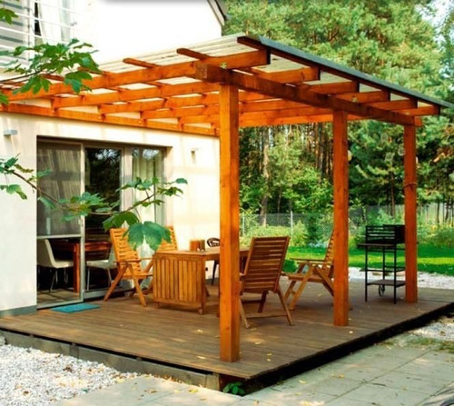 Imagen 3 de 12 de Pergola Personalizada Para Patios Exteriores Terrazas Jardin