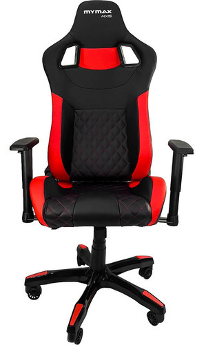 Cadeira Gamer Mx15 Giratoria Preto/vermelho - Mymax