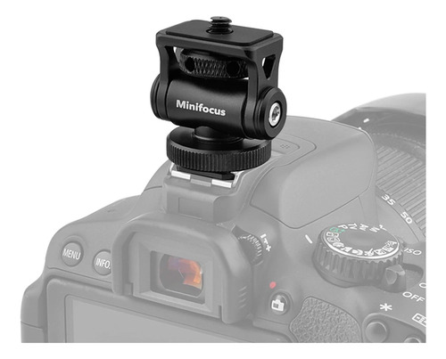 Adaptador Rótulo Zapata A Perno 1/4 Pulgadas Minifocus