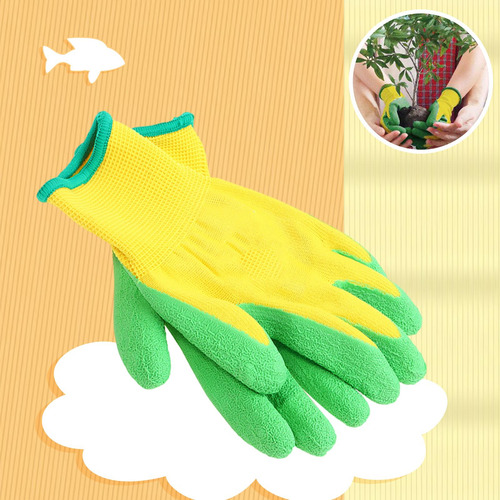 Luvas De Jardinagem Infantil Laváveis Para 2 A 8 Idades B