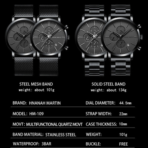 Relojes Cronógrafos Con Calendario De Hannah Martin