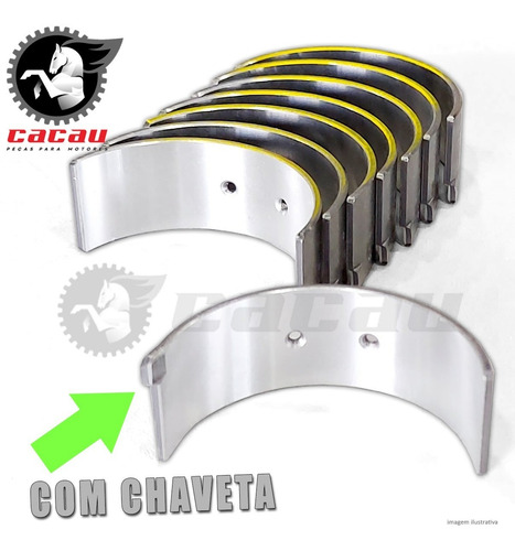 Imagem 3 de 5 de Bronzina Biela Std Brava Doblo Siena Palio 1.6 16v C/ Trava