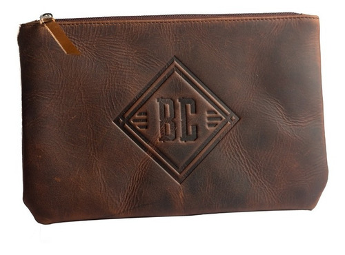 Imagen 1 de 1 de Necessaire De Piel - Barberia Capital