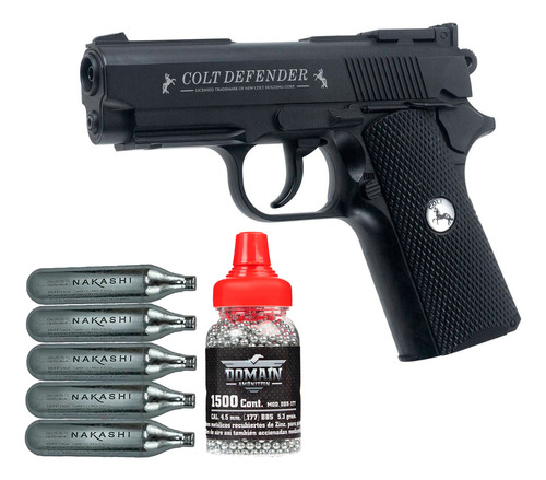 Pistola Co2 Colt Defender 4.5mm Full Metal Umarex