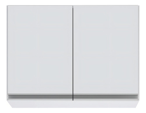 Armário Cozinha De Canto 7 Peças Cp24 Com Pia Inox Bco Cor Branco