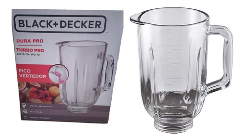 Vaso De Vidrio Para Licuadora Black And Decker Turbo Pro 