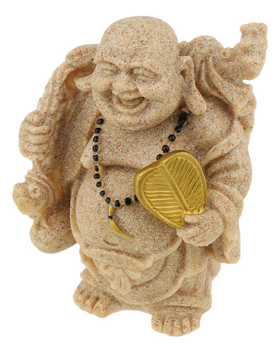 Escultura De Meditación Hindú De Buda Tallada A Mano Para