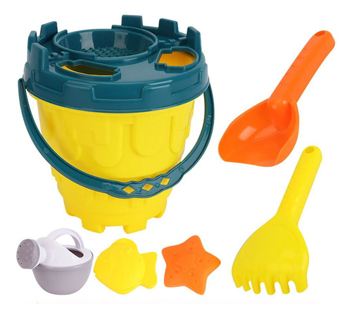 Juego De Juguetes Beach Castle Bucket Sand Toys Para Niños