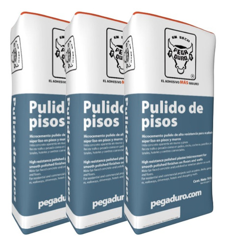Pulido De Pisos Pegaduro - Kit De 3 Bultos