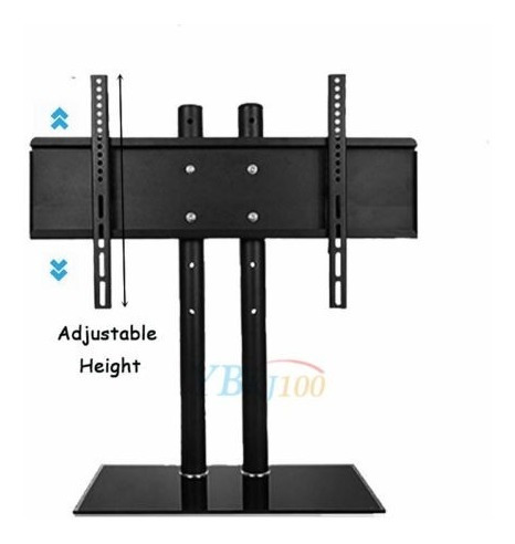 Imagen 6 de 6 de Mesa Tv Soportes Stand Pedestal Base Pared Monte 52-71 Cd/l