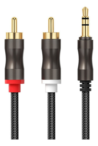 Cable Rca 2en1 Cable De Audio Coneccion 3.5mm 3 Metros