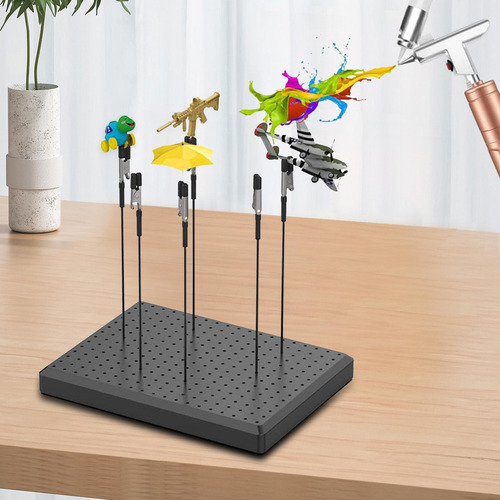 L Soporte De Base De Soporte De Pintura Y Juego De Pinzas De
