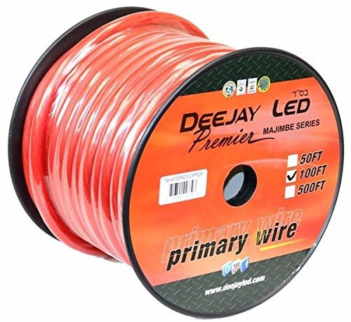 Deejay Led 4 Gauge Pure Copper Interconnect Cable