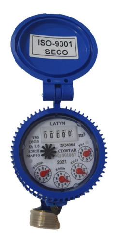 Imagen 2 de 8 de Caudalimetro O Medidor De Consumo De Agua Domiciliario F/cal