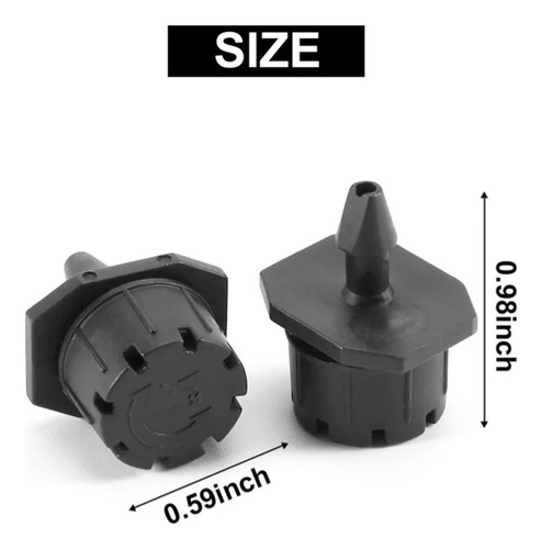 Aspersores De Goteo De Riego Ajustables De 1/4in, 150 Uds