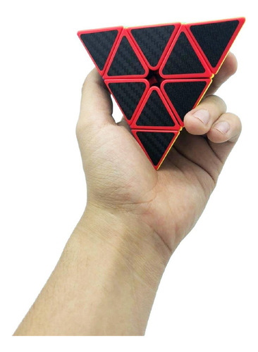 La Fabrica Del Juego Cubo Magico Pyraminx Carbon Fiber 3x3 Destreza