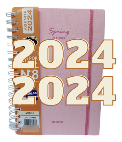 Agenda Rideo 2022 Spring N° 8 Día Por Página 15,5x22,5 Cm