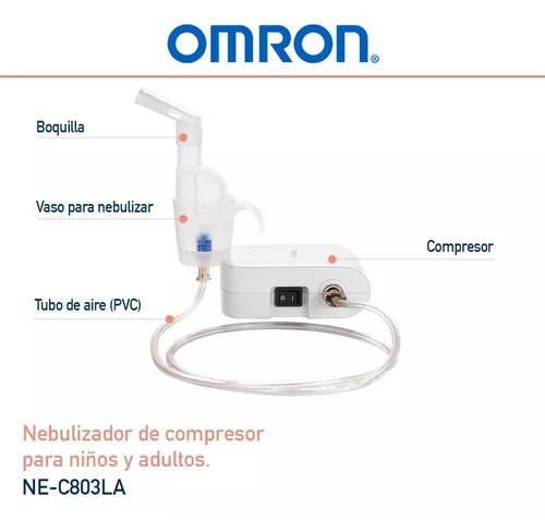 Nebulizador Omron De Compresor Ne-c803 Incluye Accesorios