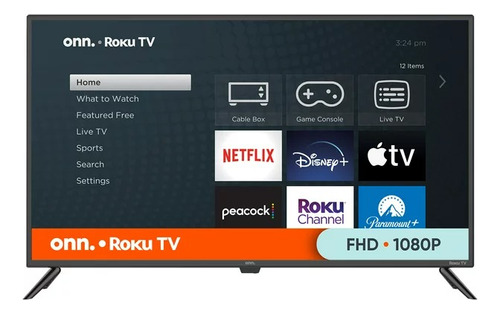 Television Onn 100069992 Smart Tv Pantalla Led 43'' Full Hd (Reacondicionado)