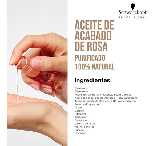 Schwarzkopf Oil Ultimate Aceite De Rosa Suavidad Y Brillo